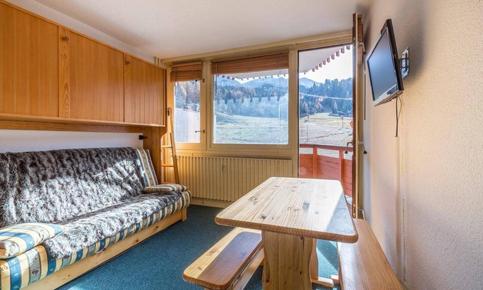 Plagne Centre Apartment | 19 m² Studio flat ∙ 1 bedroom ∙ 2 guests