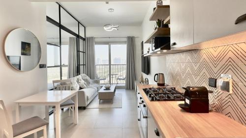 Dubai Apartment | 1BR Apartment with Burj Khalifa View in Dubai Hills by Bhavan Vacation Homes