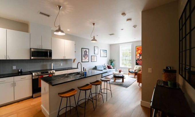 Martindale Apartment | 1Br Loft - Historic Martindale, with sleeper sofa