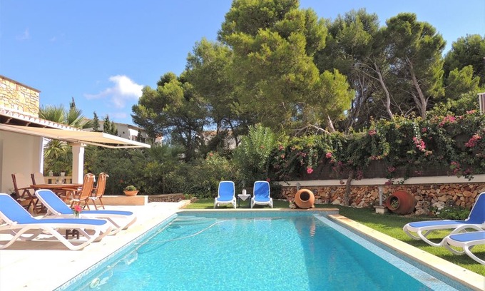 Cala Marcal Villa | 2 Beautiful Villas Offered Together with Communal Garden/Pool/Terrace only 200 m from the Beach!