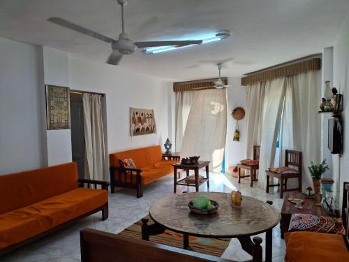 Ras Sudar Ski Chalet | 2 bedroom challet with private garden at Riviera beach resort Ras Sudr,Families only