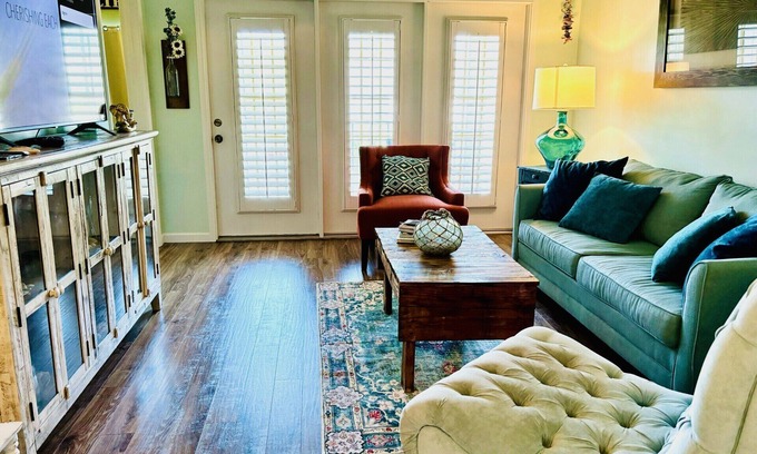 Saint Simons Heights Condo | 2-bedroom Happy and Cozy condo in lovely St. Simons Island with AC, Wi-Fi