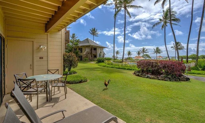 Lihue Condo | 2 Bedroom Ocean View w/Lanai – Kaha Lani 107