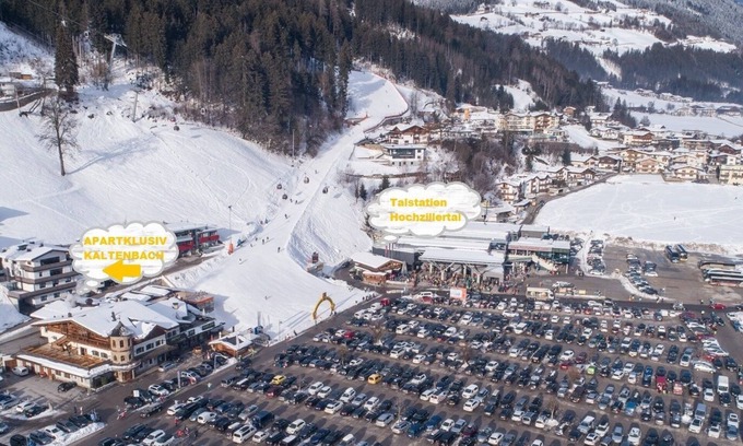 Kaltenbach Apartment | 2 bedrooms, kitchen, bathroom, next to the valley run and the valley station