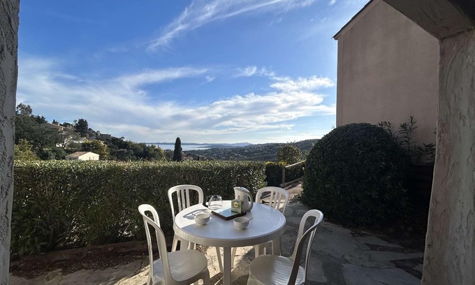 Les Issambres Apartment | 2-room cabin with pool, tennis, parking - Les Issambres