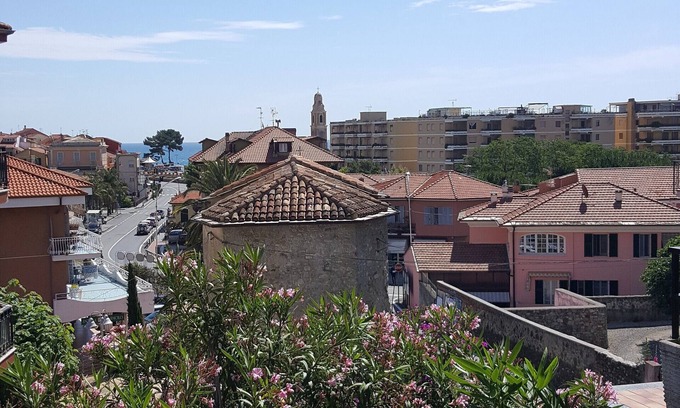 San Lorenzo al Mare Apartment | 200m from the beach, partial sea view, one bedroom apartment with 4 beds