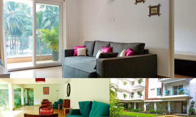 Arpora Apartment | 23) Serviced delightful apartment central Arpora