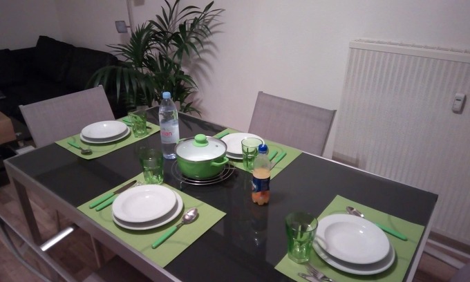 Saint-Louis Apartment | 24h/24h 3 rooms in the drc (6personsonnes) Near Basel Airport -Mulhouse