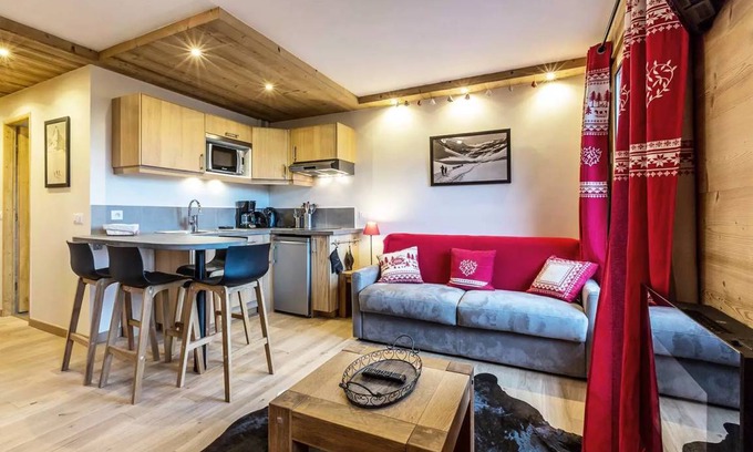 Meribel-Mottaret Apartment | 28 m² Studio flat ∙ 1 bedroom ∙ 4 guests