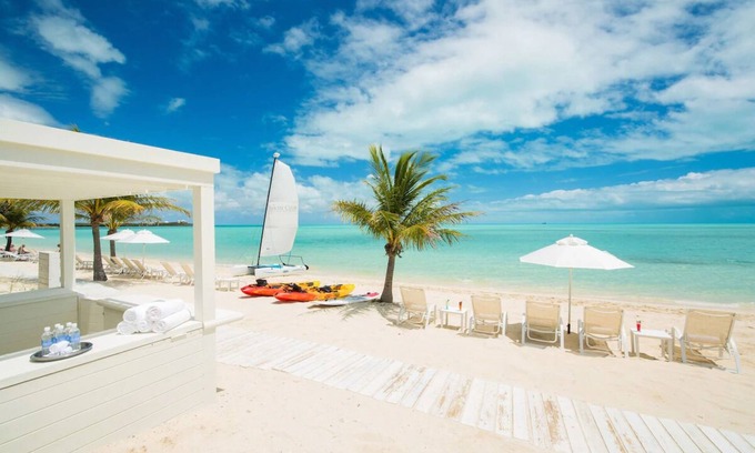 Long Bay Hotel | 2BR | Ocean Front Suite w/Living & Dining Area | Private Beach Access