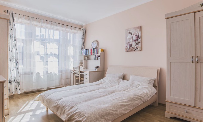 Maskavas Forstate Apartment | 2BR Sunny Residence with parking