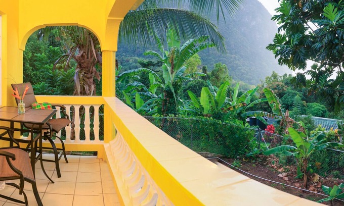 Soufriere House | 3 bed, 2 bath bungalow; View of Petit Piton and Caribbean Sea; Easy beach access