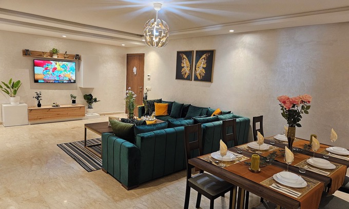 Casablanca Apartment | 3 Bedroom Luxury Apartment with Premium Amenities for Larger Families