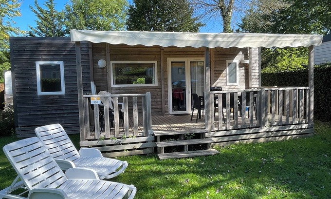 La Vallee House | 3-bedroom mobile home for 6 people - 5* campsite/20 minutes walk from the beach