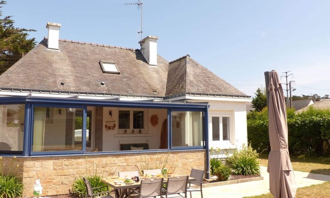 Saint-Pierre-Quiberon Ski Chalet | 3* house with jacuzzi in Penthièvre, near beaches
