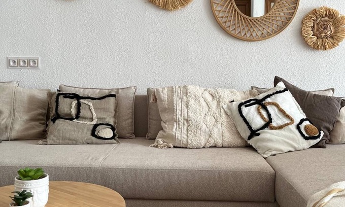 La Mata House | 3-level family bungalow in La Mata: 2-min walk to beach; terrace w/sea views