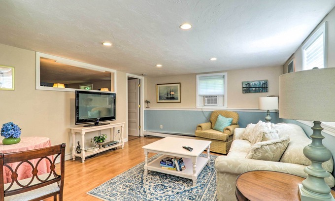 Bourne Apartment | 3 Mi to Bourne Scenic Park: Quaint Cape Cod Apt