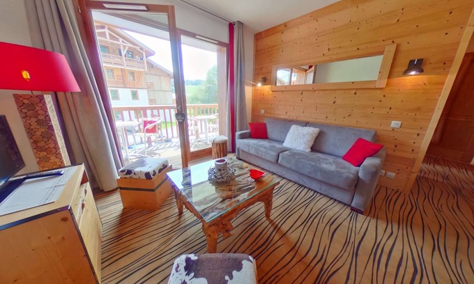 Les Saisies Apartment | 3-Room Apartment in Les Saisies - Pool, Jacuzzi, Fitness