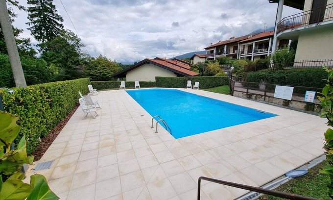 Castello House | 3-room corner house with garden, terrace and balcony in a well-kept residence with pool