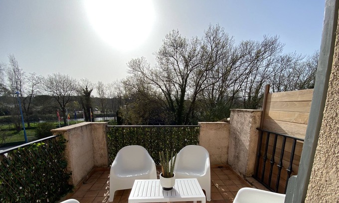 Mandelieu-La-Napoule House | 3 rooms apartment Pool view #18