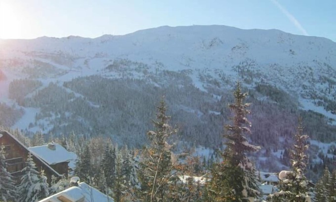 Meribel Apartment | 300m from ski slopes, 1st floor, balcony, tv, ski locker, 33m², Méribel
