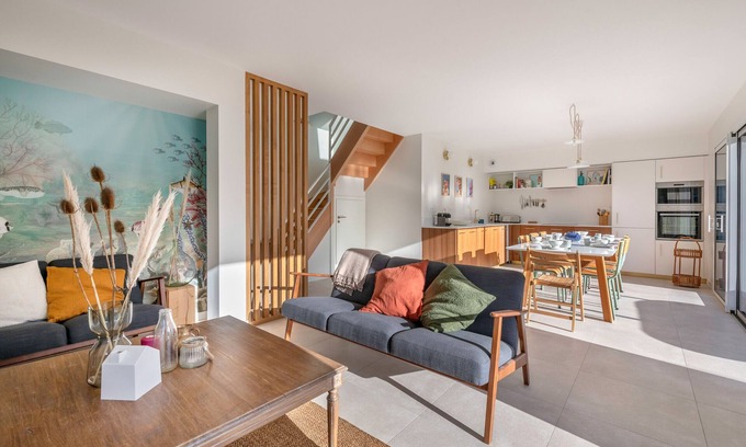 Saint-Jacques Ski Chalet | 300m from the beach - Nice house in Sarzeau