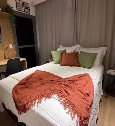 Brooklin Novo Apartment | 3011 Brooklin | Studio Novo c/AC e Academia