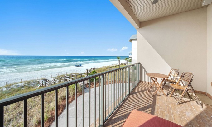 Dune Allen Beach Condo | 30A Gulf Front - Private Beach - Santa Rosa Beach - 2 Bedroom - 2 Bath