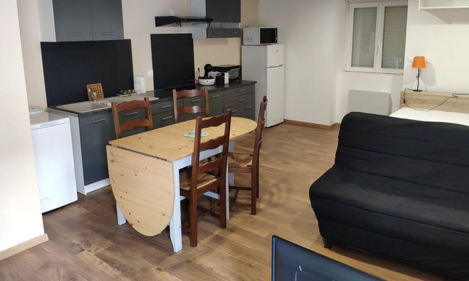 Plainfaing Apartment | 34m2 furnished holiday home near Plainfaing center