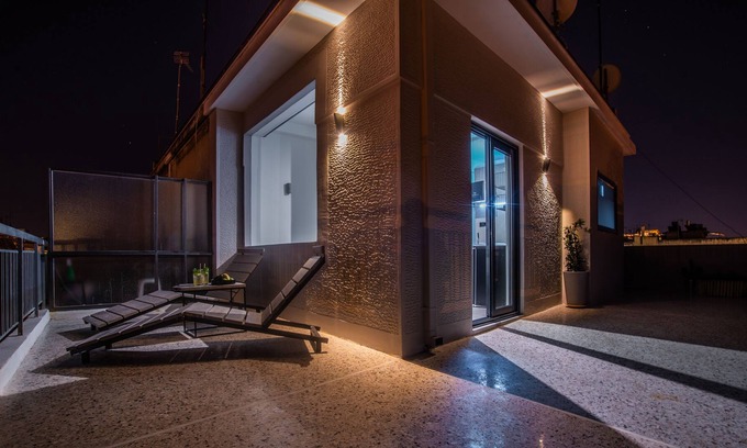 Metaxourgio Apartment | 360 Acropolis View - City Center Penthouse Suite