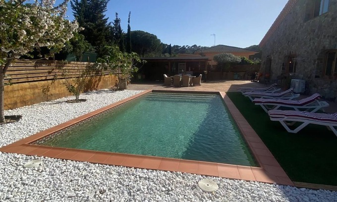 Argentona Other | 4-bedroom castle in fabulous Maresme with AC, WiFi, and a Saltwater Pool