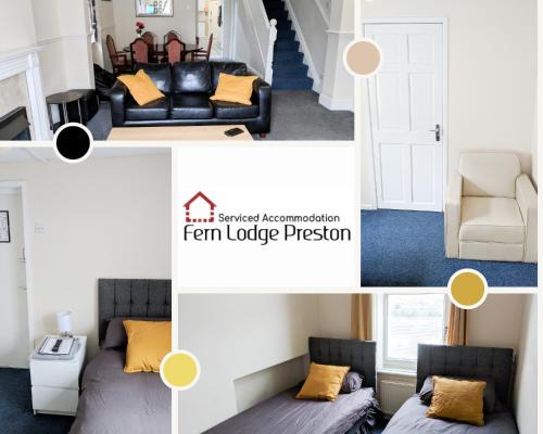 Preston House | 4 Bedroom House at Fern Lodge Preston Serviced Accommodation - Free WiFi & Parking