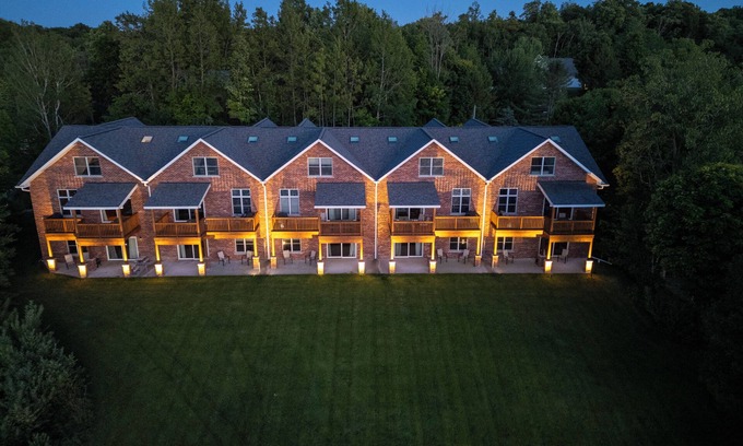 Ludington Condo | #4 Lake Front Condo - Hamlin Lake, Ludington, MI - 10 Guests