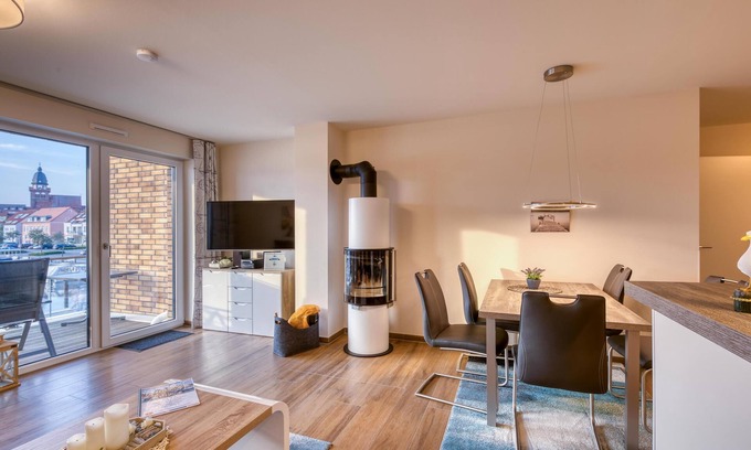 Muritz Apartment | 4-star vacation apartment Müritz Charme in the harbor residence Waren (Müritz)