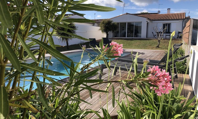 Sainte-Marie-de-Re House | 400m Beach with heated pool LA NOUE - ÎLE DE RÉ
