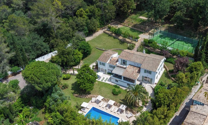 Valbonne Villa | 400m² Villa with Padel, Pool & Volleyball
