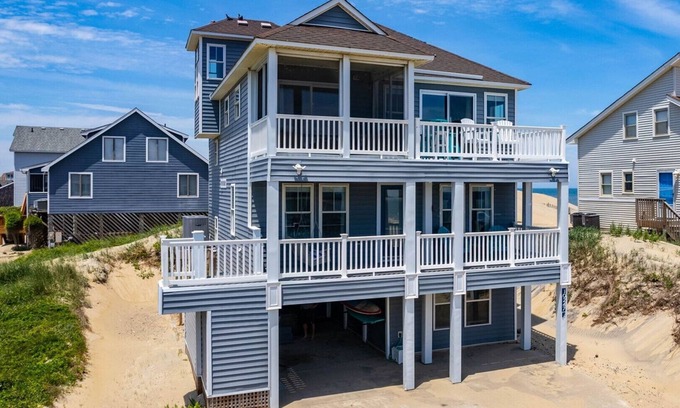 South Nags Head House | 471 - South Nags Head Semi-Ocean Front with Hot Tub and Gorgeous Ocean Views