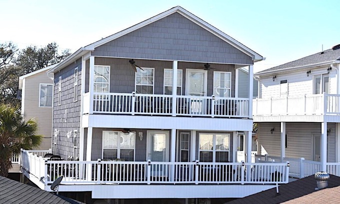 Myrtle Beach House | 5 BEDROOM, 3.5 BATHROOM ON STILTS, 200 YARD WALK TO BEACH!
