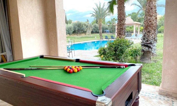 El Aggada Villa | 5 bedrooms villa with private pool enclosed garden and wifi at Marrakech