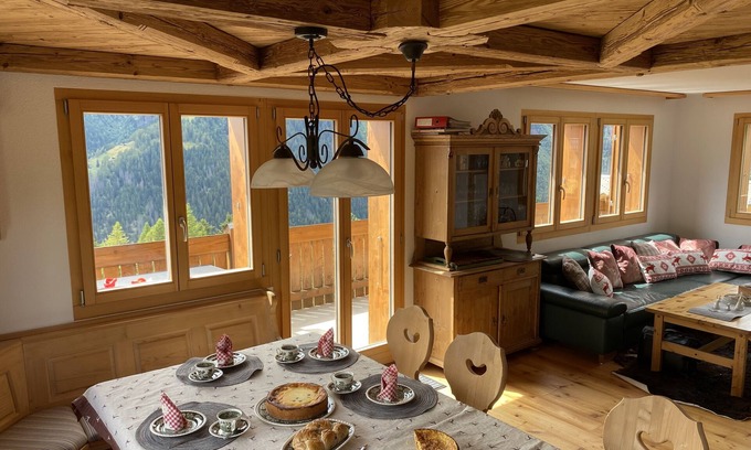 Bellwald Ski Chalet | 5* Family Chalet with breathtaking mountain view