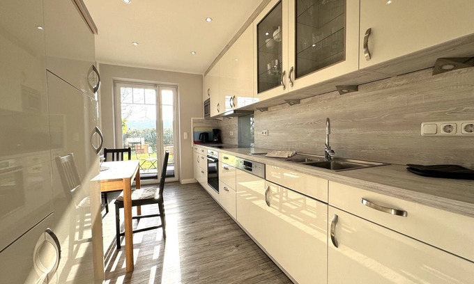 Kabelhorst Apartment | 5-star Kornblume vacation apartment with terrace & large garden