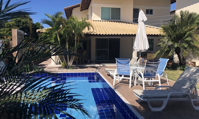 Canto do Mar House | 5 suites, swimming pool, air conditioning in all rooms in Paraiso dos Lagos,