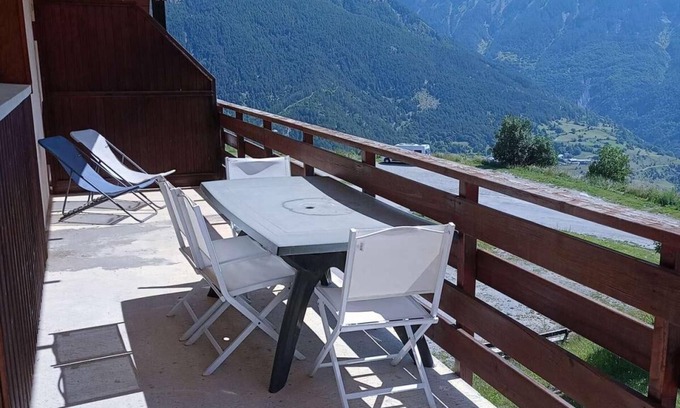 Reallon Apartment | 50m from resort center, 2nd floor, balcony, ski locker, 32m², Réallon