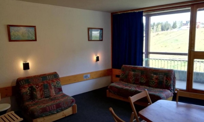 Arc-1800 Apartment | 50m from shops, 2nd floor, view ski slopes, tv, ski locker, 33m², Les Arcs