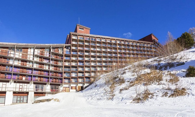 Arc-2000 Apartment | 50m from ski slopes, 10th floor, balcony, tv, 28m², Les Arcs