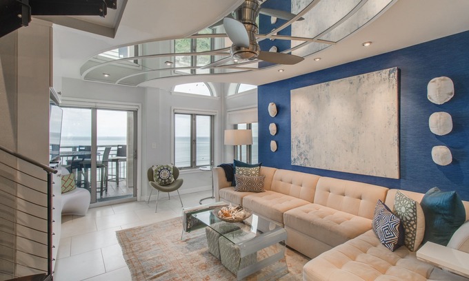 Kiawah Island Villa | 5142 Windswept Luxury 2 BR 3 Bath PENTHOUSE Villa with Spectacular Ocean View