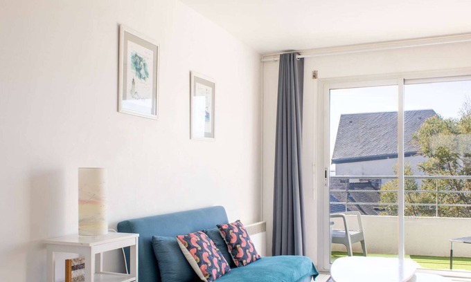 Erquy Apartment | 527 - T2 duplex with sea view and Port d'Erquy