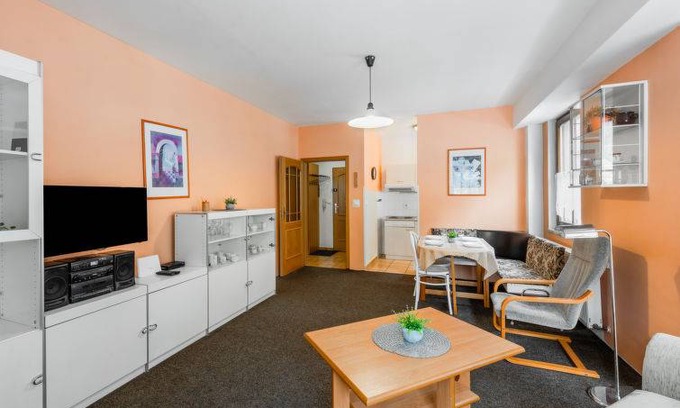 Jachymov Apartment | 55 m² Apartment ∙ 1 bedroom ∙ 4 guests