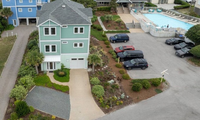 Village of Stump Sound House | 5BR Oceanfront House with Indoor Pool & Hot Tub