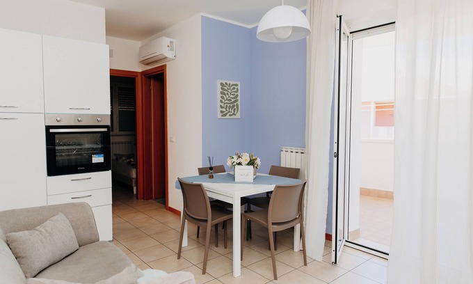 Tortoreto Lido Apartment | 5minbeach NEWfree Wi-Fi-AC-Park-PET-doubleBALCONY